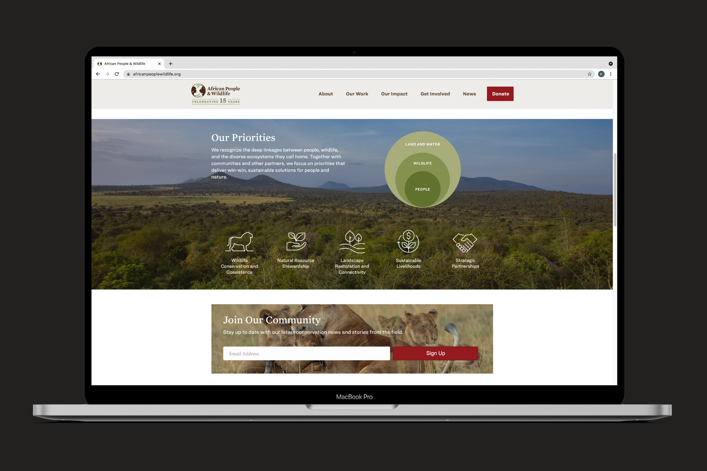 African People & Wildlife Website
